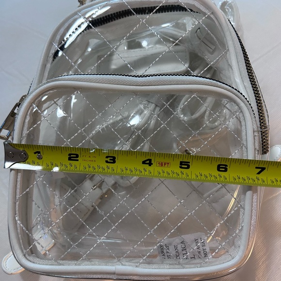 MINI BACKPACK • White and Clear • - Picture 8 of 8